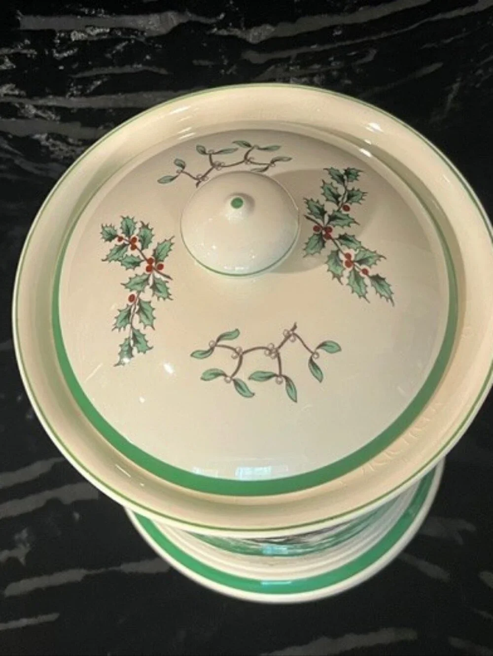 Vintage 1978 Spode Christmas Tree Large Canister/Cookie Jar - S3324-C - England